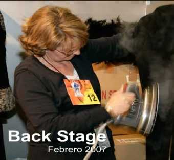 Backstage cibeles febrero 2007